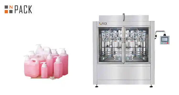 liquid detergent filling machine