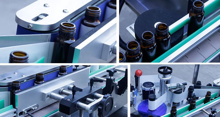 round bottle labeling machine detail