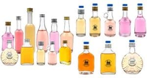 wine bottles and caps