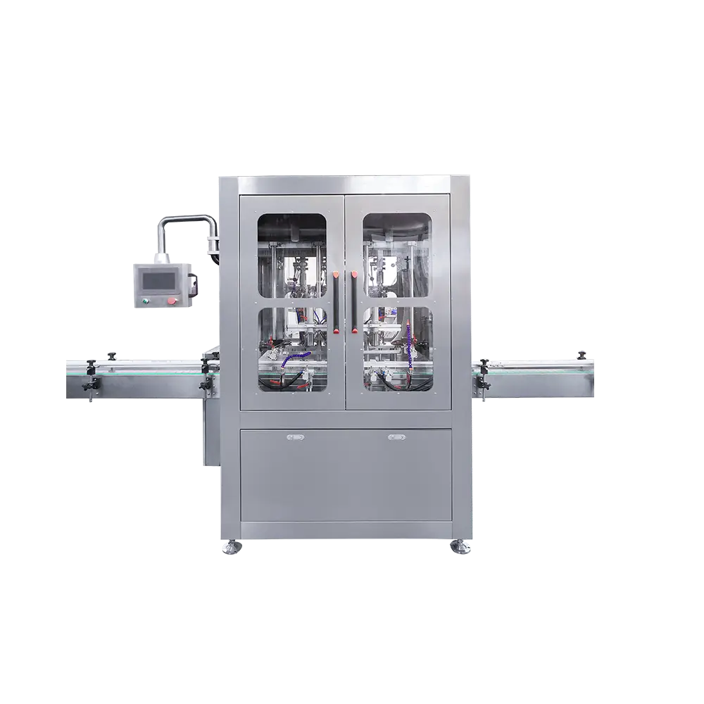 The NP-VF Inline piston filling machine was driven by a main servo motor or each piston driven by individual servo motor.It is npack main products, after 10 years development, it is capable for filling liquid with high viscosity and high foam in the food, chemical and cosmetics industry. For automatic volumetric measurement dosing system, the NP-VF is one of the best choice with stable working technology, high efficient and lower investment.