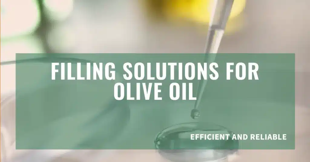 olive oil filling machine